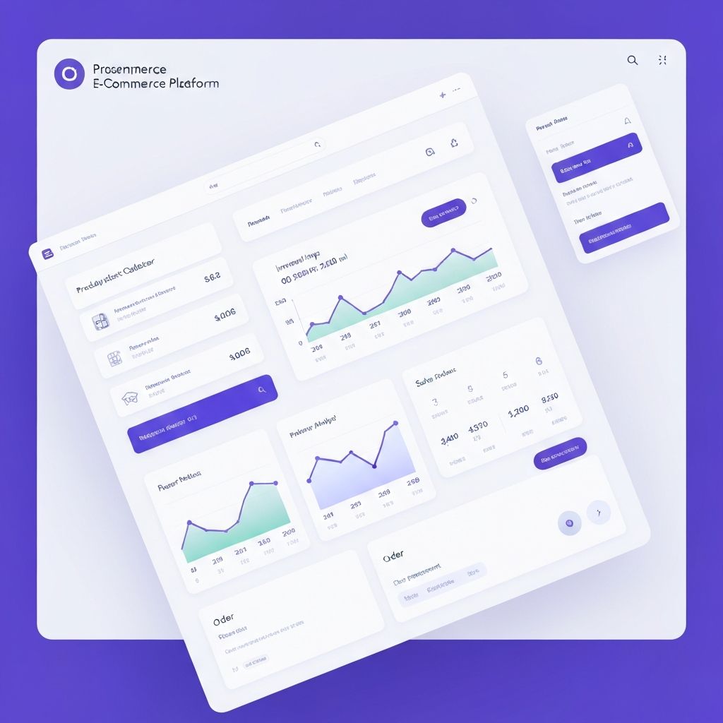 Retail & E-commerce software development dashboard