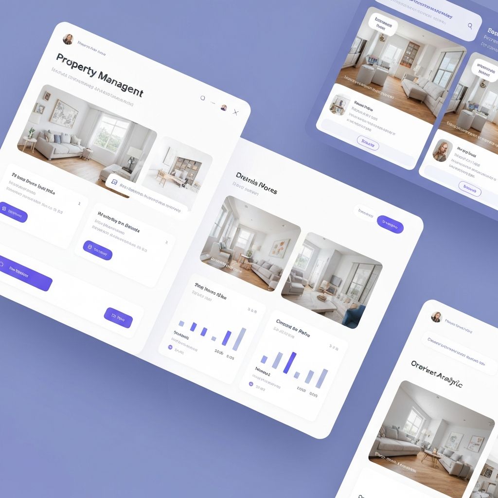 Proptech software development dashboard