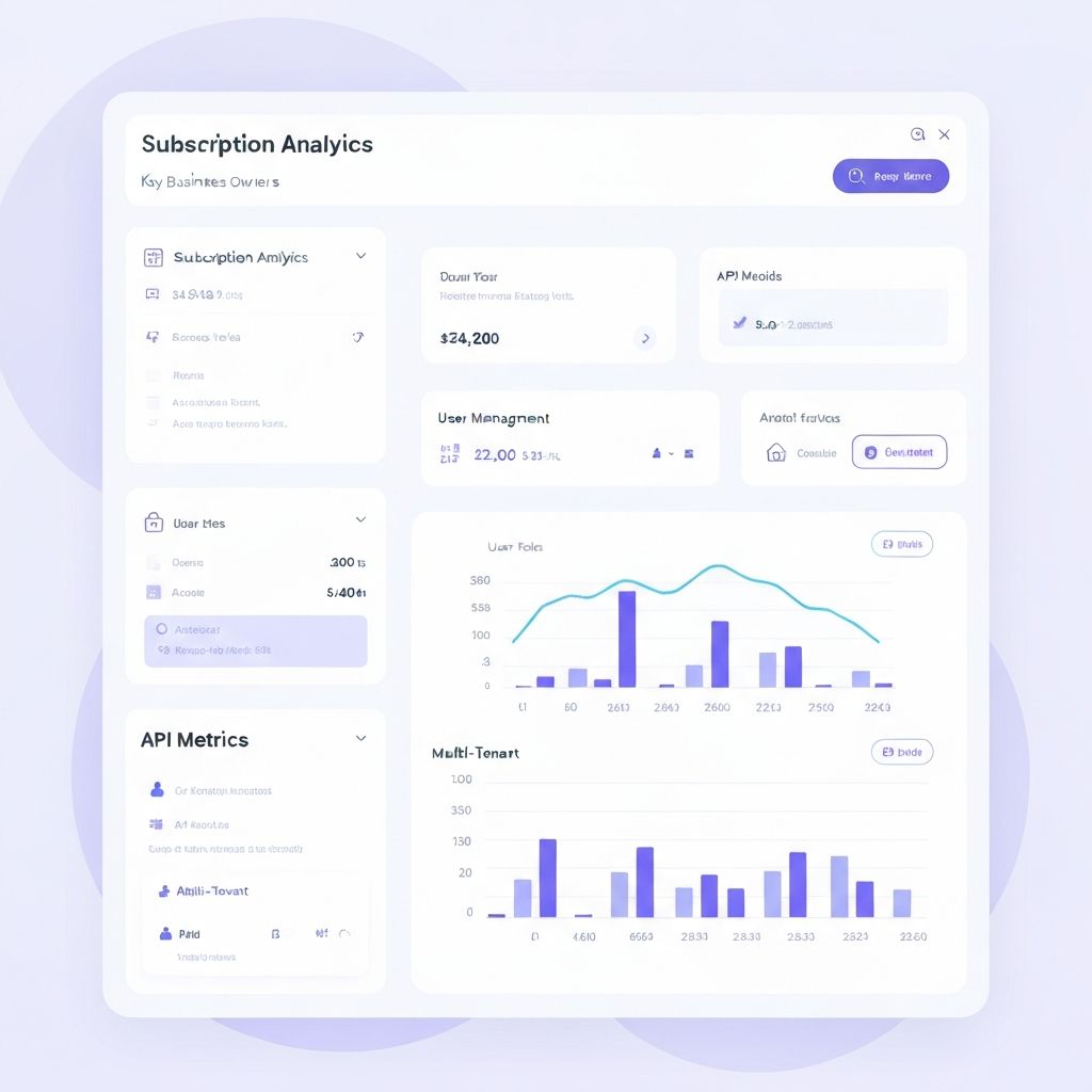 SaaS Platforms software development dashboard